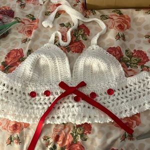 Handmade tops with any color for the ribbon